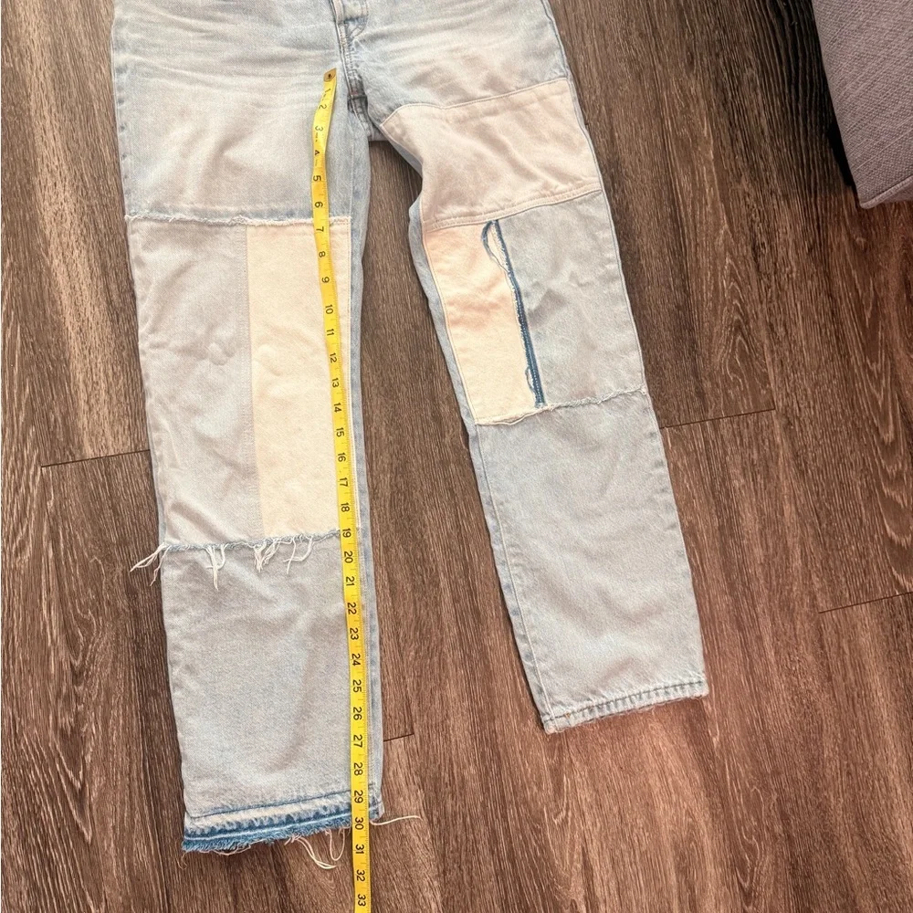 Levi's Light Wash 501 90's Freehand Folk Cropped Jeans